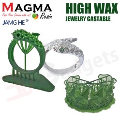 Magma x Jamghe Jewelry Castable HIGH WAX Resin 500g for 3D Printer LCD MSLA Anycubic Elegoo Flashforge Phrozen