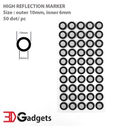 3D Scanner Marker Sticker Type High Reflection Marker Dot