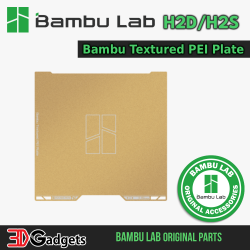 Bambu Lab Textured PEI Plate for H2D/H2S FDM 3D Printer