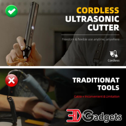 Hanboost C1 Wireless USB Battery Recharge Ultrasonic Cutter  for DIY Maker / 3D Printed Object
