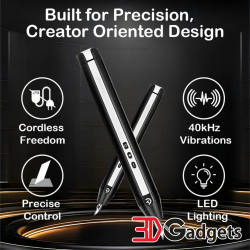Hanboost C1 Wireless USB Battery Recharge Ultrasonic Cutter  for DIY Maker / 3D Printed Object
