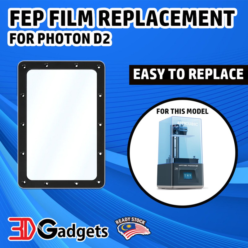 Anycubic FEP Film Replacement for Photon D2 MSLA 3D Printer