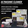 Ultrasonic Cleaner High Frequency with Heating Feature for Resin 3D Printed